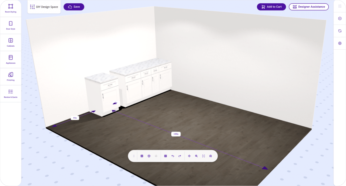 DIY Design Space kitchen planner